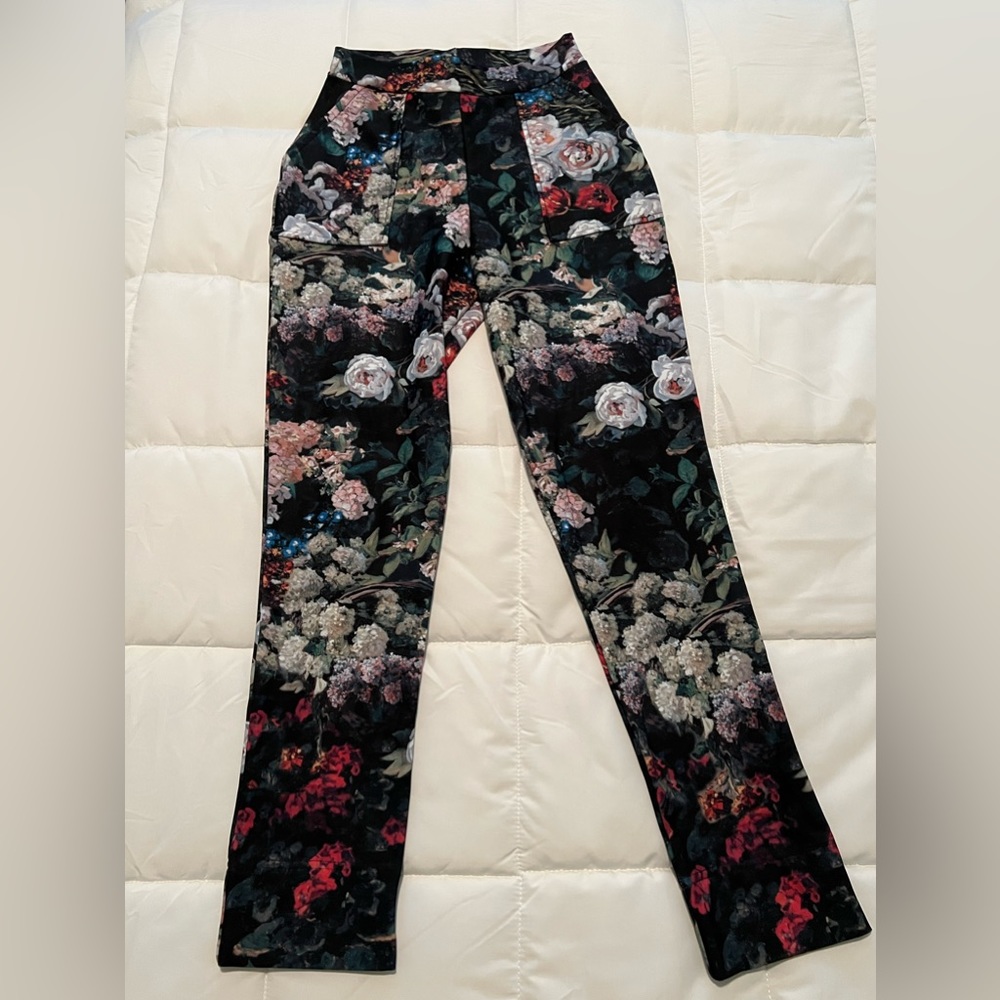 XSmall BlackMilk Take My Monet Cuffed Pants